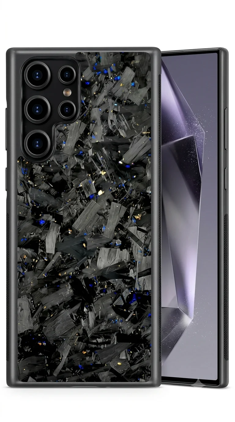 Gemini_Generated_Image_aohyz7aohyz7aohy Samsung S25 Ultra Big Grain Forged Carbon Fiber Case - Image 1