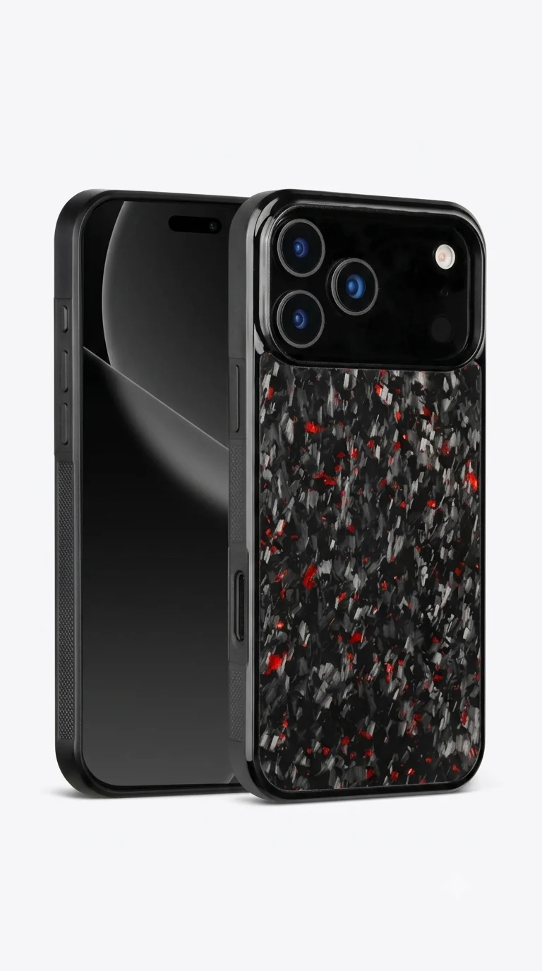 Gemini_Generated_Image_krsl4krsl4krsl4k (1) iPhone 18 Pro Forged Carbon Fiber Case - Image 1