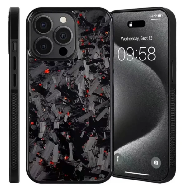 Forged Carbon Fiber Case for iPhone 16 Pro / 16 Pro Max