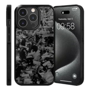 Forged Carbon Fiber Case for iPhone 15 Pro / 15 Pro Max