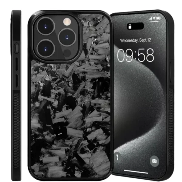 Forged Carbon Fiber Case for iPhone 15 Pro / 15 Pro Max